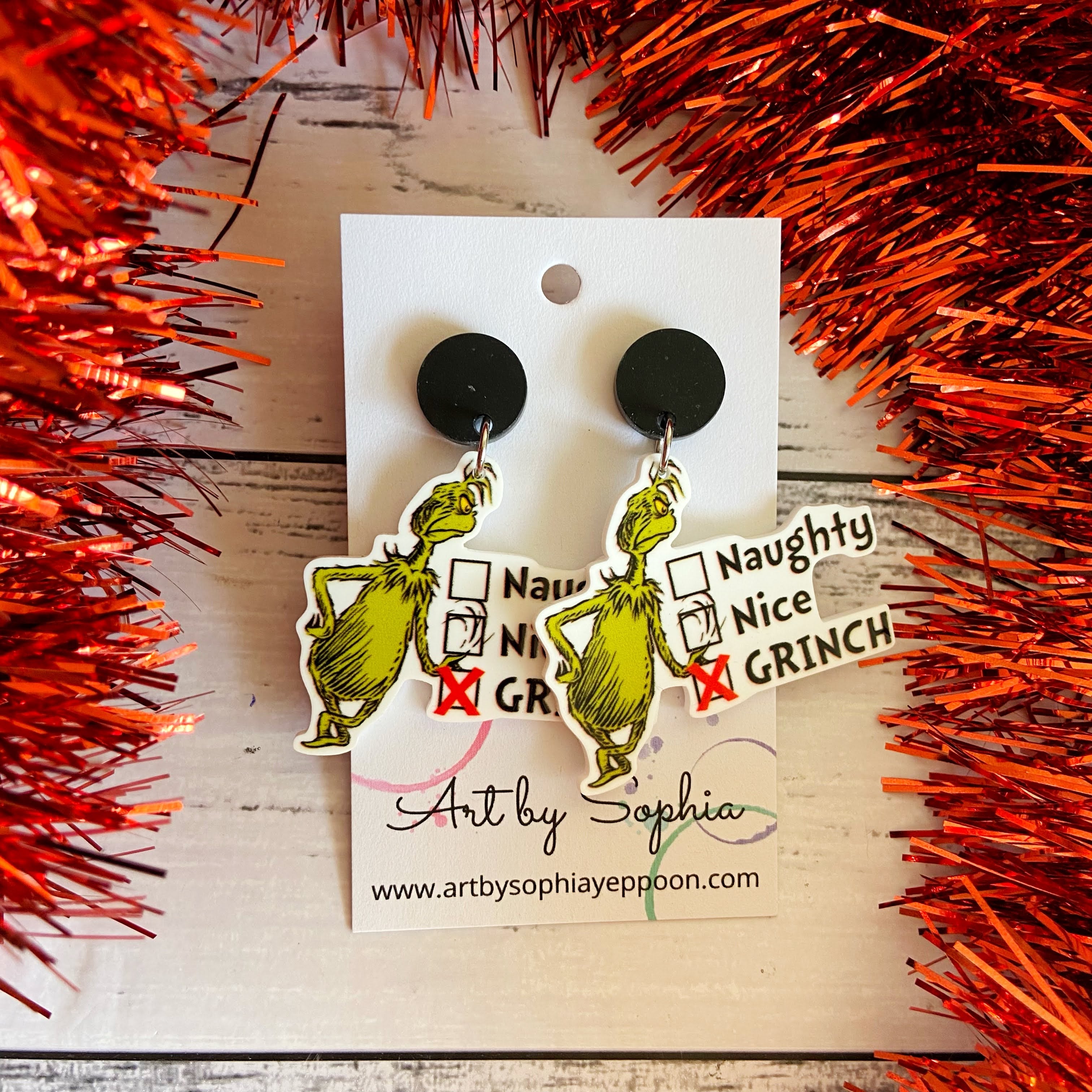 Festive earrings deals